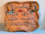Gipsen wandbord ' Vrienden...', Antiek en Kunst, Ophalen of Verzenden