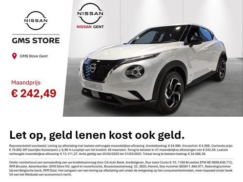 Nissan Juke HEV1.6 N-Connecta // GMS STORE NISSAN GENT, Auto's, Nissan, Bedrijf, Te koop, Juke, Hybride Elektrisch/Benzine, SUV of Terreinwagen