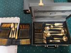 2 sets van 23/24kt gouden roestvrije edelstaal SBS bestek, Ophalen of Verzenden