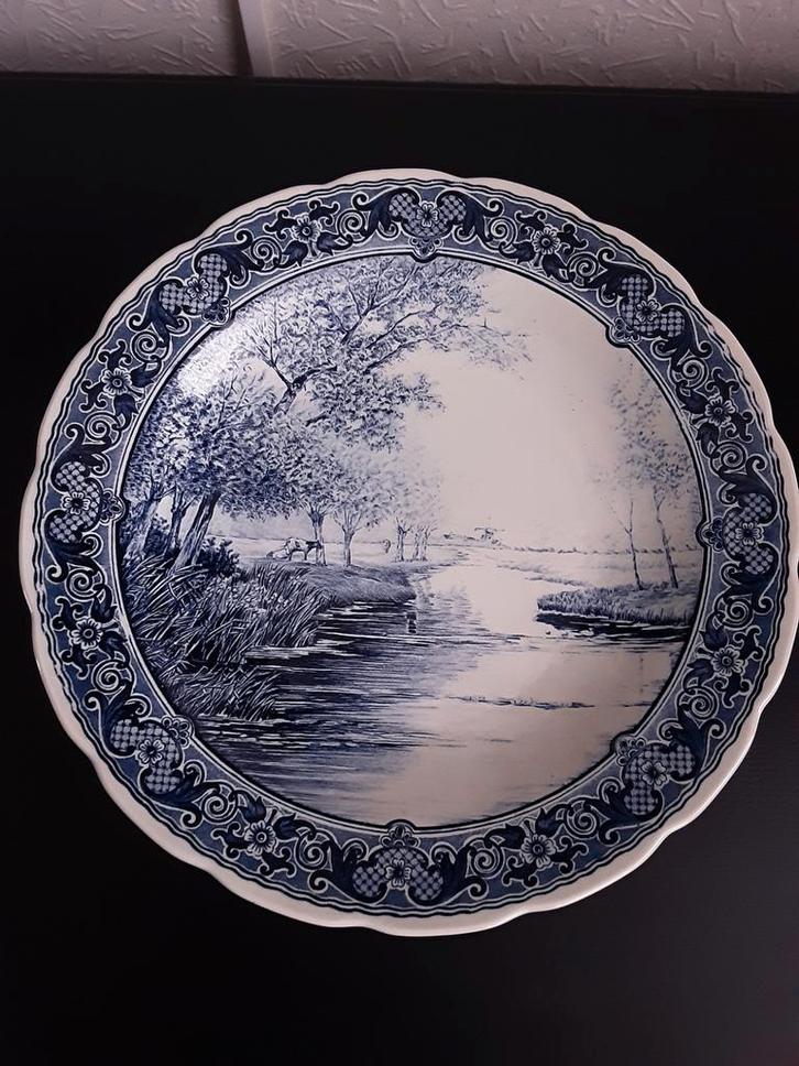 Wandbord Delft! SUPERMOOIE staat, Antiquités & Art, Antiquités | Assiettes décoratives & Carrelages, Enlèvement