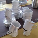Mokka servies (6) en Koffie servies (8), Verzamelen, Porselein, Kristal en Bestek, Overige materialen, Kop en/of schotel, Gebruikt