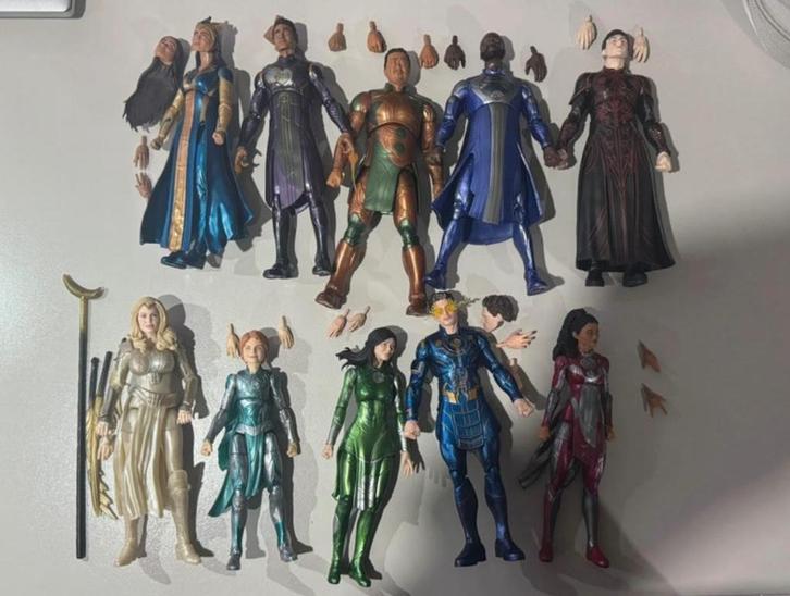 Marvel Legends Eternals set, Verzamelen, Poppetjes en Figuurtjes, Zo goed als nieuw, Ophalen