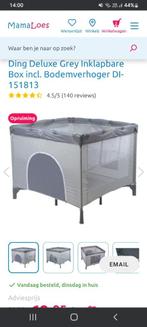 Inklapbare Baby box, Kinderen en Baby's, Babyparken, Ophalen, Zo goed als nieuw, Vierkant, In hoogte verstelbaar