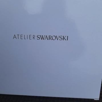 ATELIER SWAROVSKI LANG HALSSNOER ZILVERKLEUR * NIEUW *