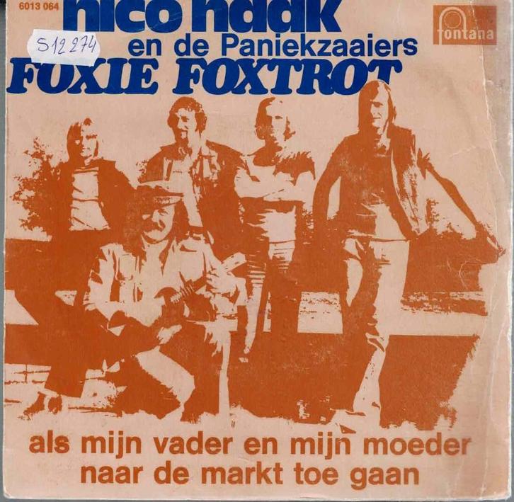 Vinyl, 7"   -   Nico Haak En De Paniekzaaiers – Foxie Foxtro, Cd's en Dvd's, Vinyl | Overige Vinyl, Overige formaten, Ophalen of Verzenden
