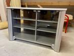 TV Kast - Moderne look met glazen deurtjes, Huis en Inrichting, Kasten |Televisiemeubels, Ophalen, Gebruikt, 50 tot 100 cm, Minder dan 100 cm