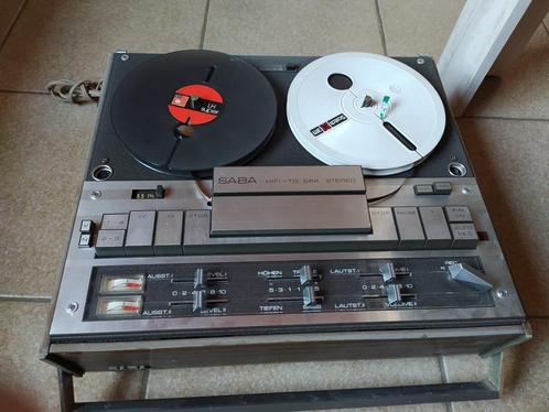 enregistreur a bande saba, Audio, Tv en Foto, Bandrecorder, Met stofkap, Met banden, Ophalen