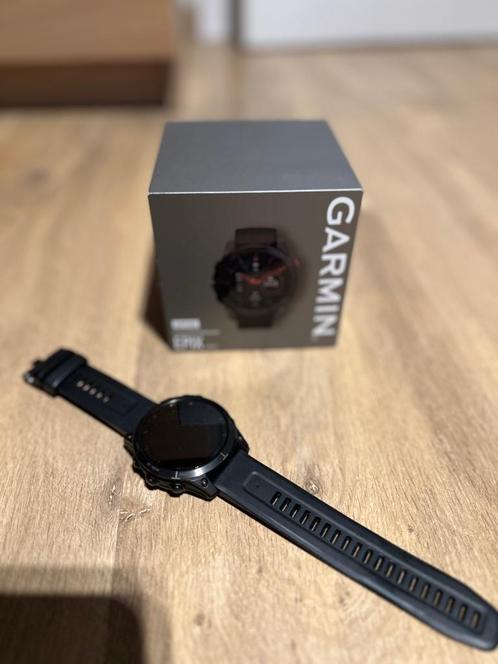 Garmin EPIX Gen 2 Sapphire – État neuf, Handtassen en Accessoires, Smartwatches, Zo goed als nieuw, Zwart, Afstand, Conditie, GPS