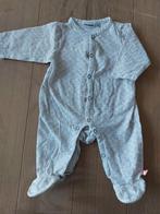 Pyjama Noukie's - katoen - unisex - wit/grijs - 1M, Enfants & Bébés, Vêtements de bébé | Taille 56, Comme neuf, Noukie's, Vêtements de nuit ou Sous-vêtements