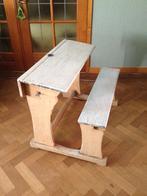 Bureau d'école vintage en bois, Enlèvement