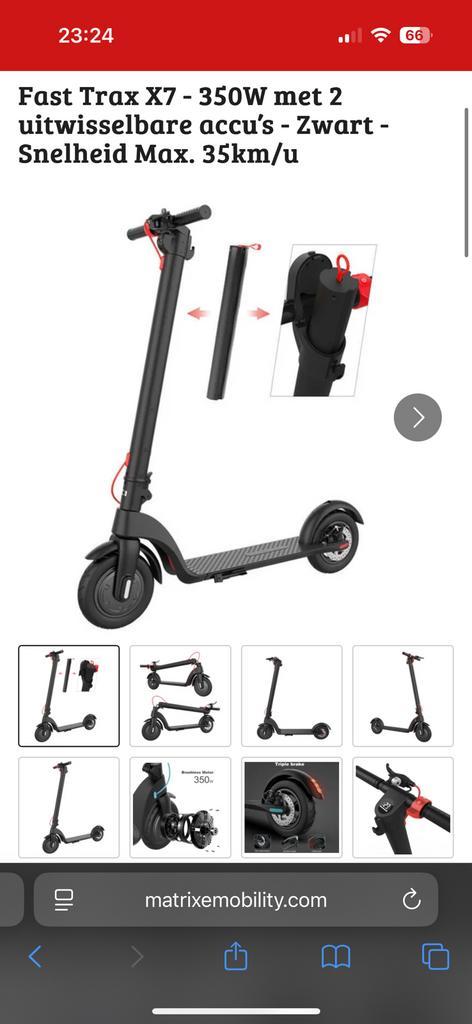 E step breeze fast trax x7, Fietsen en Brommers, Steps, Zo goed als nieuw, Elektrische step (E-scooter), Ophalen