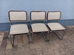 3 cesca-stoelen met thonet onder zittingen erin gestempeld, Maison & Meubles, Comme neuf, Enlèvement