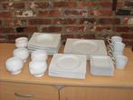 service vaisselle moderne blanc, Compleet servies, Overige stijlen, Gebruikt, Ophalen