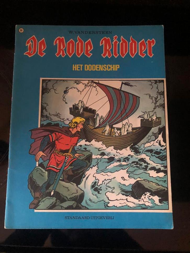 de rode ridder nr 64 Het dodenschip 1ste druk, Livres, BD, Utilisé, Une BD, Enlèvement ou Envoi