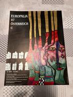 Vintage Poster Europalia 87 österreich Hundertwasser, Verzamelen, Rechthoekig Staand, Deurposter of groter, Ophalen of Verzenden