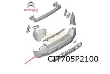 Citroen C3 Aircross (10/17-7/21) achterbumper Skidplate (Zwa