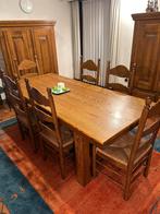 Volledige eetkamer in eik, Huis en Inrichting, Complete eetkamers, Ophalen, Zo goed als nieuw