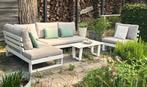 tuinset LIFE lounge wit aluminium, Tuin en Terras, Ophalen, Gebruikt, 6 zitplaatsen, Aluminium