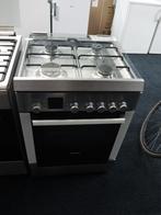 Bosch gasfornuis met heteluchtoven inox, Bosch, Gebruikt, Ophalen of Verzenden, Utr