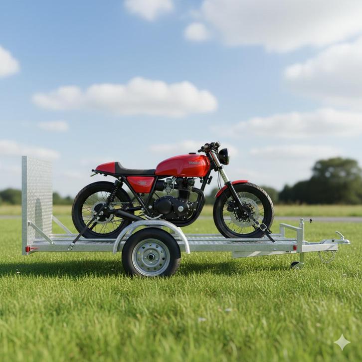 Motortrailer (1 of 3 motoren) - Voordelig huren!, Auto diversen, Aanhangers en Bagagewagens, Ophalen