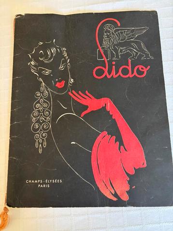 Origineel programmaboekje Lido Parijs 31 mei 1952 beschikbaar voor biedingen