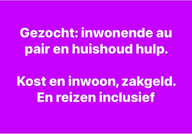 Inwonende huishulp en oppas gezocht, Dieren en Toebehoren, Katten-accessoires, Ophalen