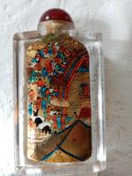Chinese snuifdoos in bergkristal uit de jaren 70/80 (8cm), Ophalen of Verzenden