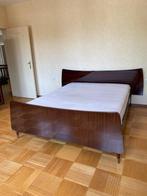Retro slaapkamer (bed + kast), Huis en Inrichting, Slaapkamer | Complete slaapkamers, Ophalen, Gebruikt, Tweepersoons, Jaren 60