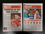 Royal Antwerp FC - Transfer Arthur Vermeeren, Verzenden, Zo goed als nieuw, Krant