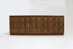 Vintage Brutalist Sideboard 1970s, Ophalen, Gebruikt, Eikenhout, Vintage , brutalist
