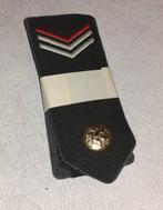 Militaria epauletten schoudergraden service dress korporaal, Embleem of Badge, Verzenden