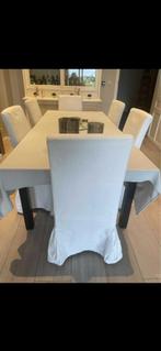 Chaise IKEA en tissu, Maison & Meubles, Chaises, Comme neuf, Enlèvement, Cinq, Six Chaises ou plus, Blanc