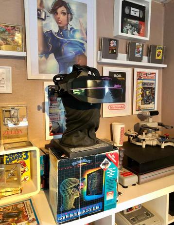 Vintage virtual reality-headset uit 1993 stuntmaster sega en beschikbaar voor biedingen