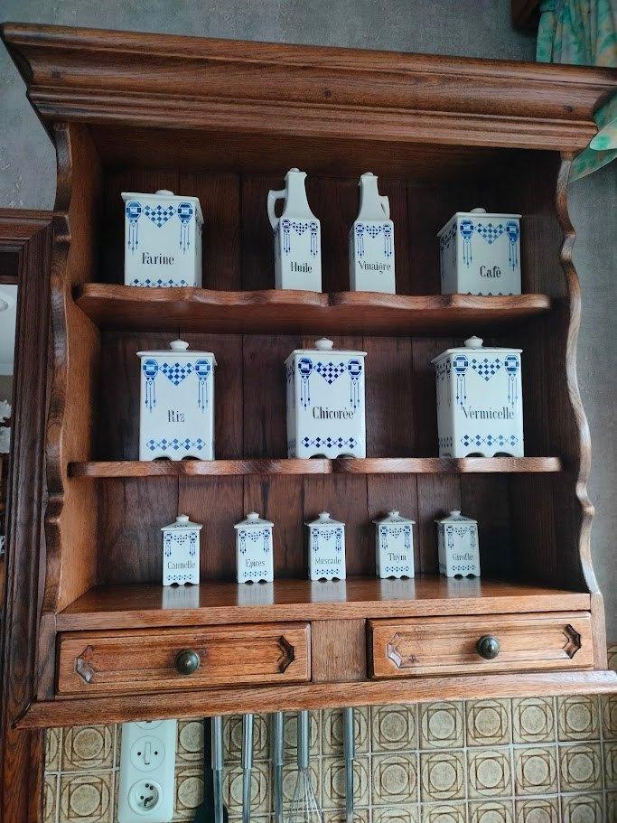 Bocaux de rangement anciens en grès cérame, Antiquités & Art, Antiquités | Ustensiles de cuisine, Enlèvement