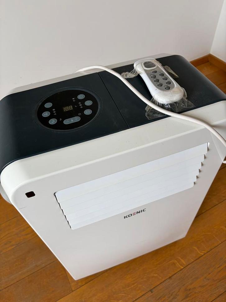 Mobiele airco (roll-away) incl. afstandsbediening/XL slang, Electroménager, Équipement de traitement de l'air, Comme neuf, Autre