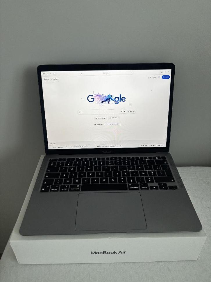 MACBOOK AIR M1 2020, Informatique & Logiciels, Apple Macbooks, Comme neuf, MacBook, 13 pouces, 4 Ghz ou plus, 256 GB, 8 GB, Azerty