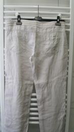 Lot pantalon dame  coton/ lin  40 et42 pour 8 euros pièc, Comme neuf, Enlèvement ou Envoi, Blanc