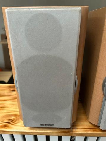 Sharp luidsprekers 40W 6 ohms, Audio, Tv en Foto, Luidsprekerboxen, Ophalen of Verzenden, Zo goed als nieuw, Minder dan 60 watt