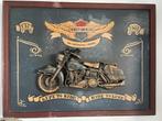 Kader Harley Davidson (80cm x 60cm), Collections, Marques automobiles, Motos & Formules 1, Comme neuf, Motos, Enlèvement