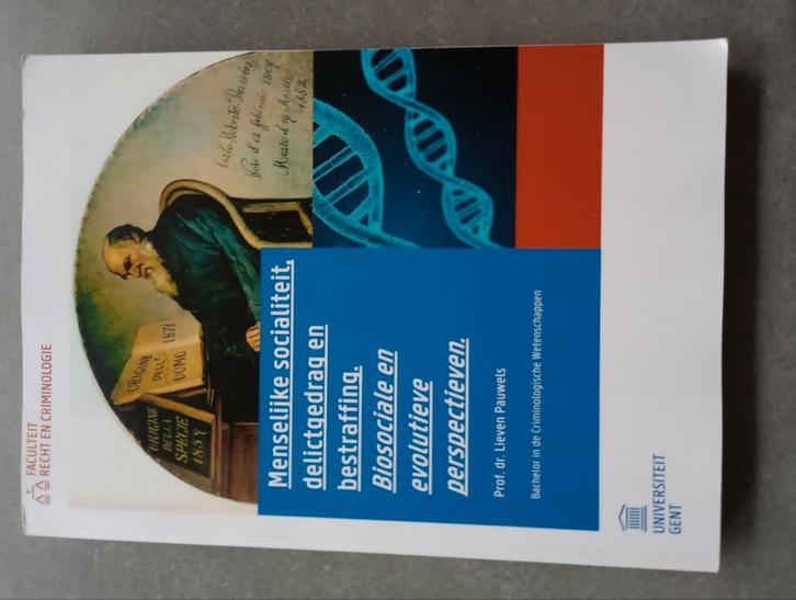 Menselijke specialiteit, delictgedrag en bestraffing., Boeken, Studieboeken en Cursussen, Zo goed als nieuw, Ophalen