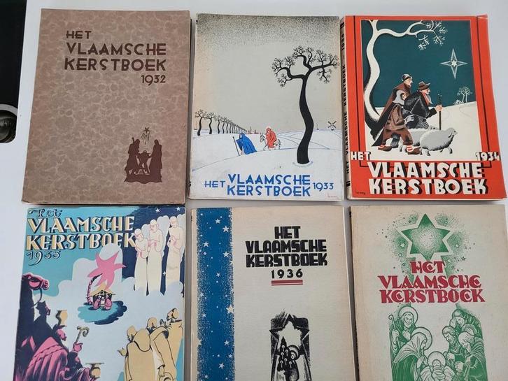 Het Vlaamsche Kerstboek - jg 1933 en 1936, Boeken, Literatuur, Gelezen, Ophalen of Verzenden