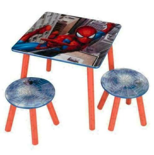 Spiderman Tafel met 2 Krukjes - van 69,- voor 59,-, Enfants & Bébés, Chambre d'enfant | Tables & Chaises, Neuf, Table(s) et Chaise(s)