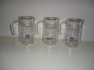 4 carafe à eau PASTIS 51 cruche à eau PASTIS 51, Enlèvement