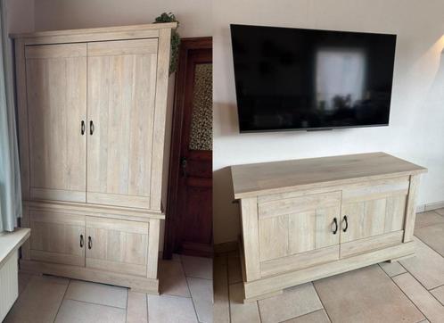 Landelijke buffetkast + tv-meubel, Huis en Inrichting, Kasten | Buffetkasten, Gebruikt, 200 cm of meer, 100 tot 150 cm, 50 tot 75 cm