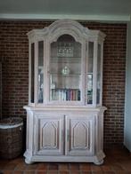 buffetkast met dressoir in massief eik gezandstraald, Huis en Inrichting, Ophalen, Gebruikt, Landelijk antiek, Eikenhout