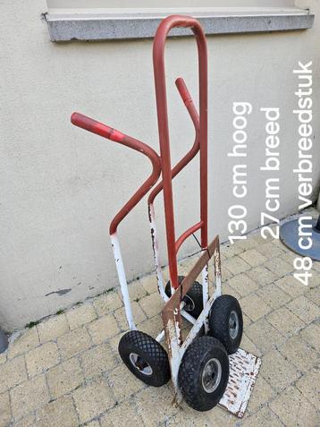 Stalen Steekkar - Pirrewit, Doe-het-zelf en Bouw, Transportwagens, Ophalen, Gebruikt, Steekwagen