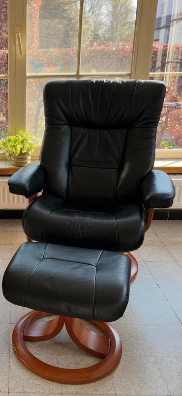 Relax Faiteuil Stressless met voetenbank in zeer goede staat, Enlèvement, Comme neuf