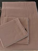 Housse de couette x 2 taies d'oreiller 180x220, Maison & Meubles, Rose, Housse de couette, Comme neuf, Enlèvement
