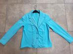 Mooie Turquoise blazer mt 42, Kleding | Dames, Jasjes, Kostuums en Pakken, Blauw, Maat 42/44 (L), Ophalen of Verzenden, Zo goed als nieuw