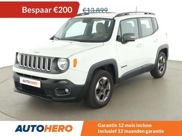 Jeep Renegade 1.6 Longitude FWD (bj 2019), Auto's, Jeep, Te koop, Renegade, ABS, Airbags, Airconditioning, Bluetooth, Boordcomputer